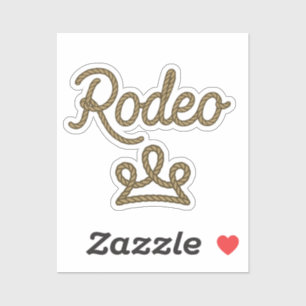 Rodeo-Prinzessin Country Western-Tiara-Krone  Aufkleber