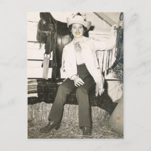 RODEO QUEEN #3 POSTCARD POSTKARTE
