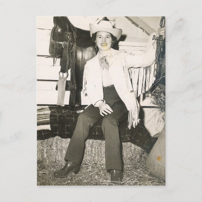 RODEO QUEEN #3 POSTCARD POSTKARTE (Vorderseite)