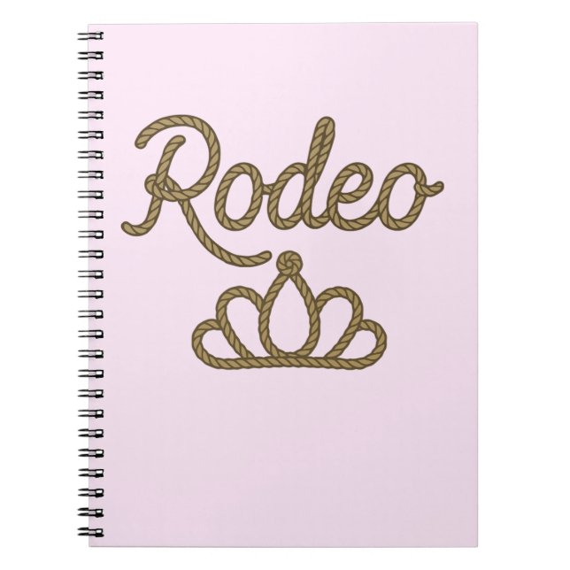 Rodeo Queen Country Western Tiara Crown Notizblock (Vorderseite)