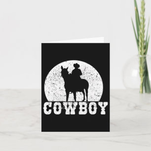 Rodeo Reiter Cowboy Reitsport Grafik Karte
