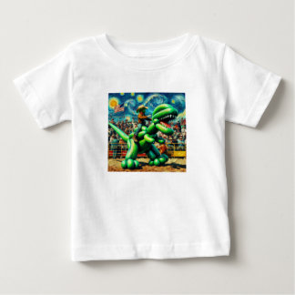 Rodeo Rex - Dino Cowboy Säugling T-Shirt