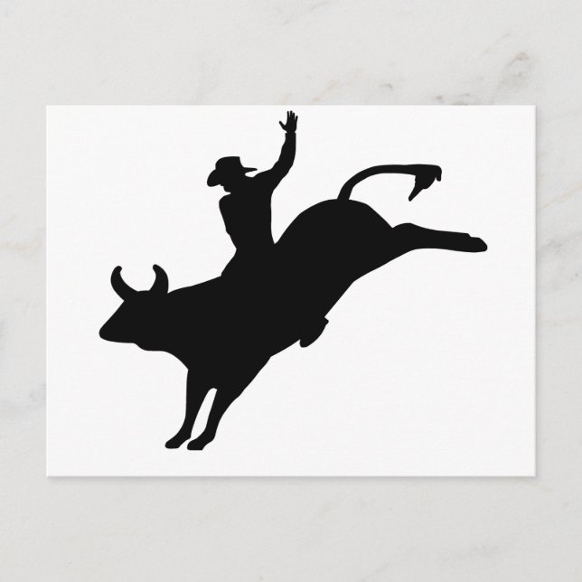 Rodeo Rider Postkarte (Vorderseite)