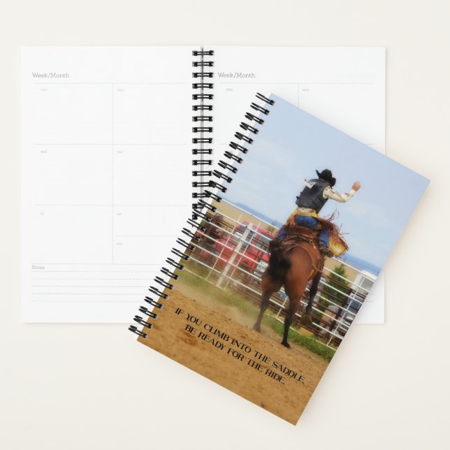 Rodeo Saddle Bronc Planner Planer (Anzeige)