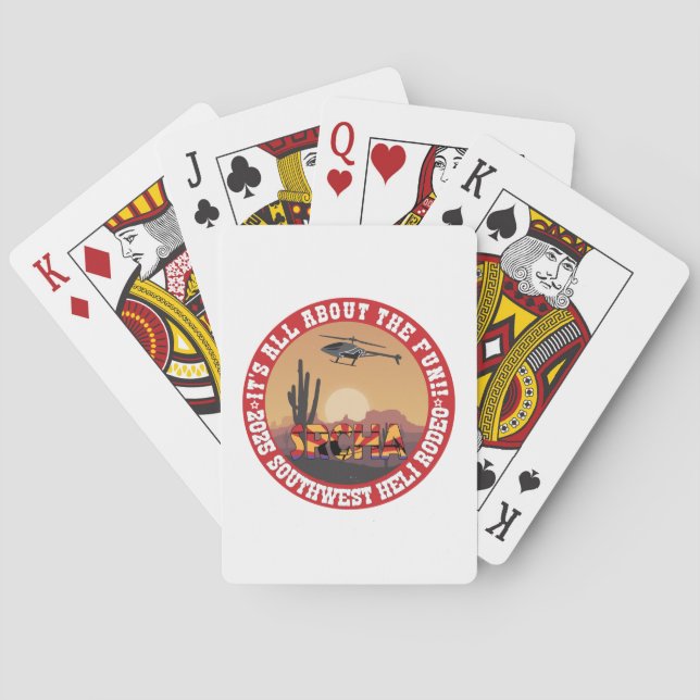 Rodeo-Spielkarten 2025 SW Spielkarten (Rückseite)