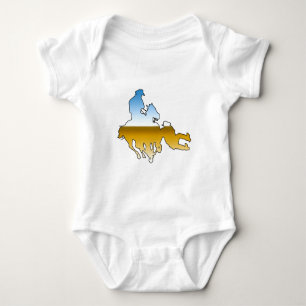 Rodeo - Stier-Verfolgen; Ochse-Wrestling Baby Strampler
