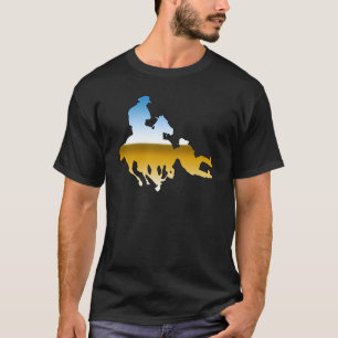 Rodeo - Stier-Verfolgen; Ochse-Wrestling T-Shirt