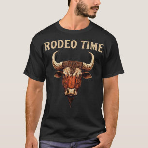 Rodeo Time Bull Riding Cowboy Bull Rider T-Shirt