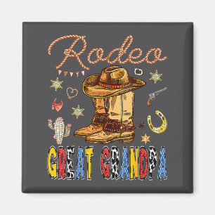 Rodeo Ur-Urgroßvater Western Geburtstag Cowboy Pas Magnet