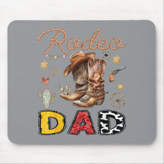 Rodeo-Vater Western-Cowboy Lustiger Geburtstagsjun Mousepad