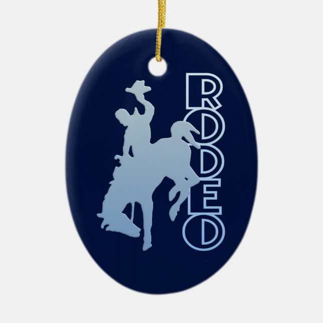 RODEO-Verzierung, fertigen besonders an Keramikornament (Vorne)