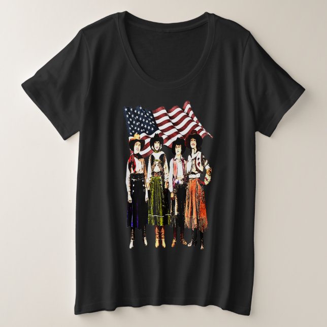 Rodéo vintage American Cowgirl (Design devant)