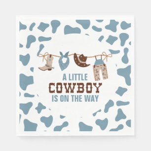 Rodeo Western Cowboy Baby Dusche Serviette