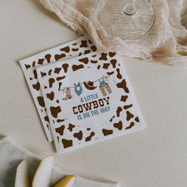 Rodeo Western Cowboy Baby Dusche Serviette