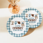 Rodeo Western Cowboy Baby Duschpapier Teller<br><div class="desc">Cowboy Baby Dusche Teller.</div>