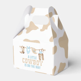 Rodeo Western Cowboy Baby Duschpapier Teller Geschenkschachtel