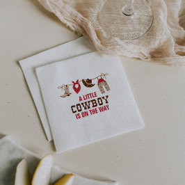 Rodeo Western Cowboy Baby Duschpapier Teller Napk Serviette
