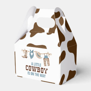 Rodeo Western Cowboy Babyparty Geschenkschachtel