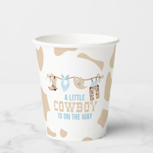 Rodeo Western Cowboy Babyparty Pappbecher