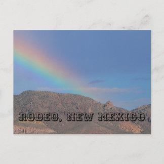 Rodeo's Regenbogen Postkarte