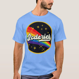 Roderick Regenbogen im Weltraum im Vintage-Stil T-Shirt