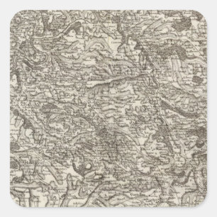 Rodez Quadratischer Aufkleber