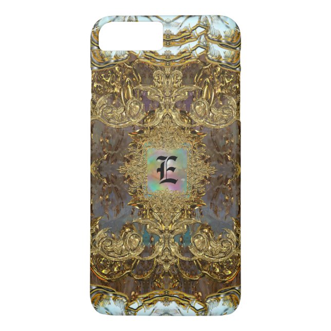 Rodgette Moore Elegante Monogram 7 Plus Case-Mate iPhone Hülle (Rückseite)