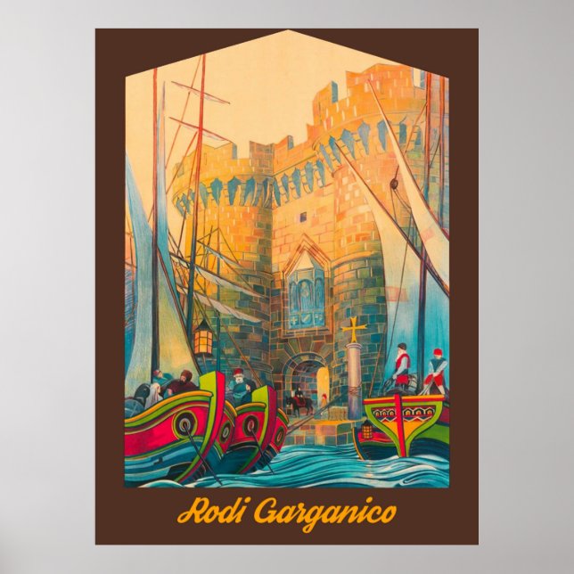 Rodi Garganico, Italien Poster (Vorne)