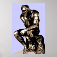 Rodin "The Thinker" - Leinwand