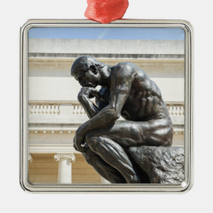 Rodin Thinker Ornament Aus Metall