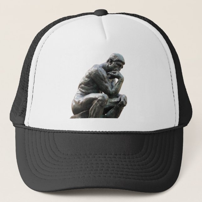 Rodin Thinker - Penser Casquette Casquette (Devant)