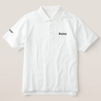 Rodney Name bestickt, Mens Polo Shirt