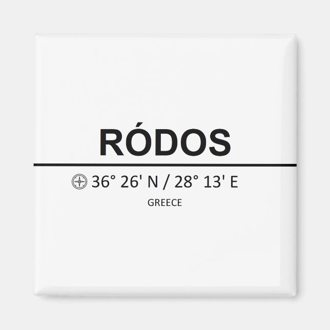 Rodos Magnet (Vorne)