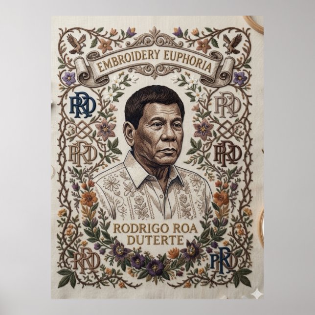RODRIGO ROA DUTERTE - Präsident der Liebe der Phil Poster (Vorne)
