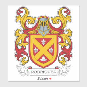 Rodriguez Familienwappen Aufkleber