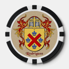 Rodriguez Heraldic Arms Pokerchips