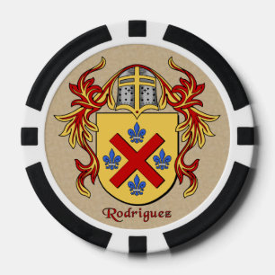 Rodriguez Heraldic Arms Pokerchips