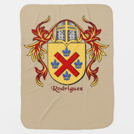Rodriguez Heraldic Shield und Mantling Babydecke
