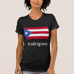 Rodriguez-Puertorikaner-Flagge T-Shirt