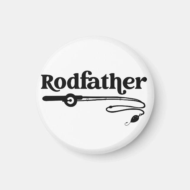 Rodvater Angelrute Väter, die Liebe zu fischen Magnet (Vorne)
