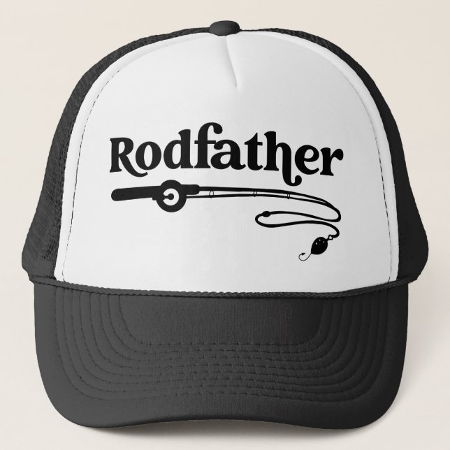 Rodvater Angelrute Väter, die Liebe zu fischen Truckerkappe (Vorderseite)