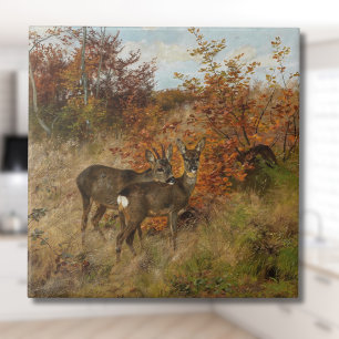 Roe Dee mit Herbst lässt Vintage Tierwelt zurück Fliese