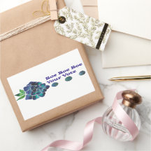 Roe Roe Roe Ihre Stimme Blue Watercolor Rose