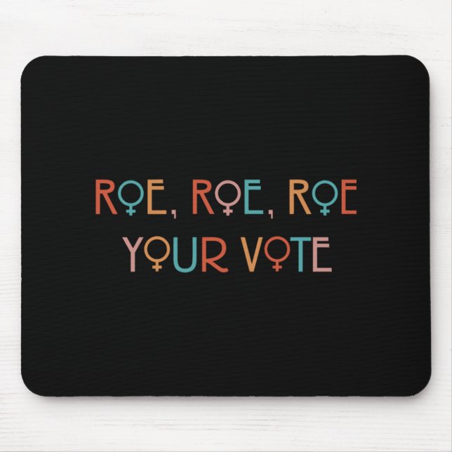 ROE ROE ROE ROE DEINE STIMME YOK MOUSEPAD (Vorne)