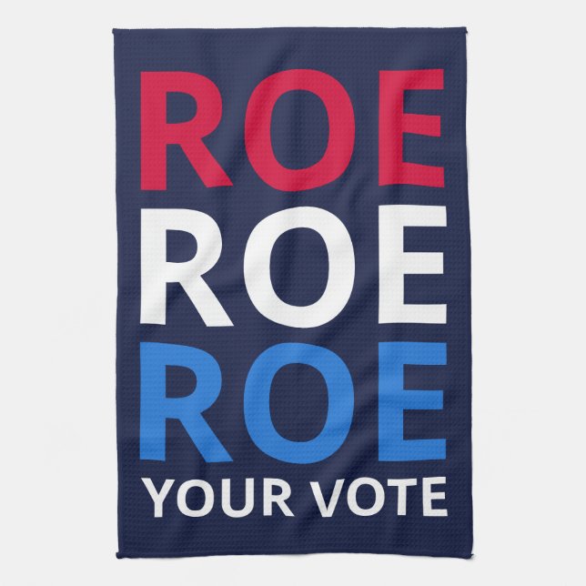 Roe Your Vote I Geschirrtuch (Vertikal)