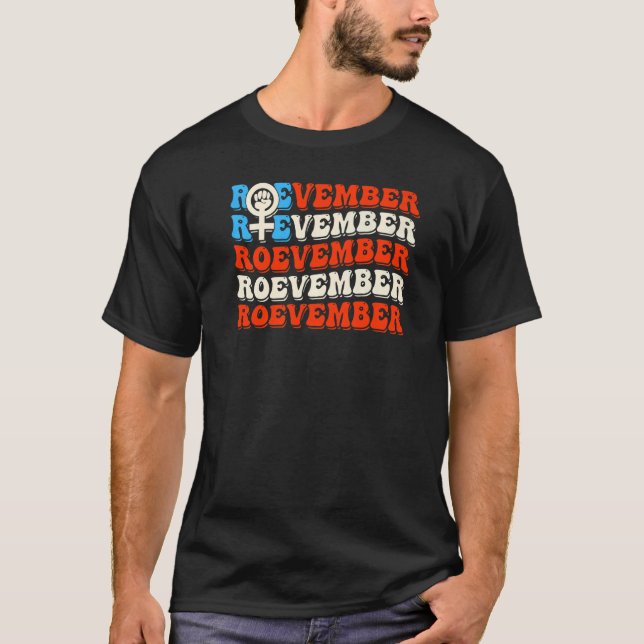 ROEVEMBER American Flag Erinnerung 8. November 202 T-Shirt (Vorderseite)