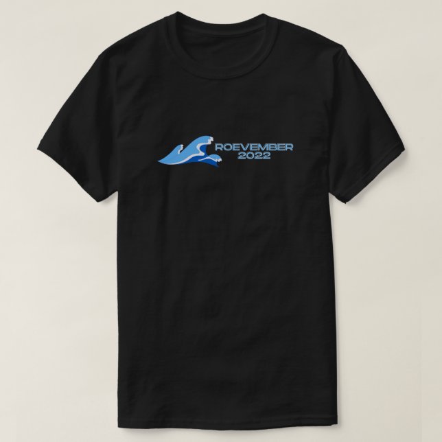 Roevember Blue Wave 2022 T - Shirt (Design vorne)