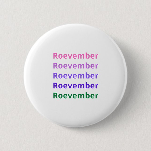 Roevember Button (Vorderseite)