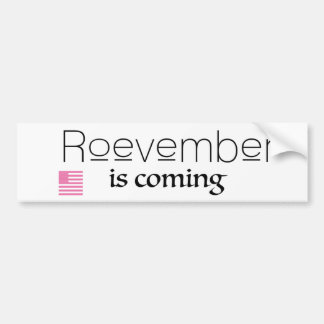 Roevember kommt autoaufkleber