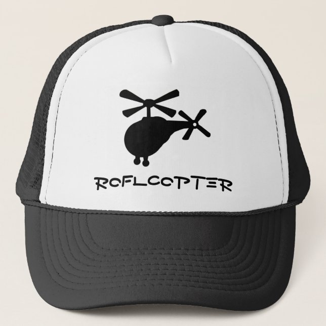 ROFLCOPTER Hut Truckerkappe (Vorderseite)